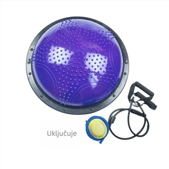 Polukružna lopta za ravnotežu, PU materijal, napuhiva, 5,5 kg, marka Zhen shanghong