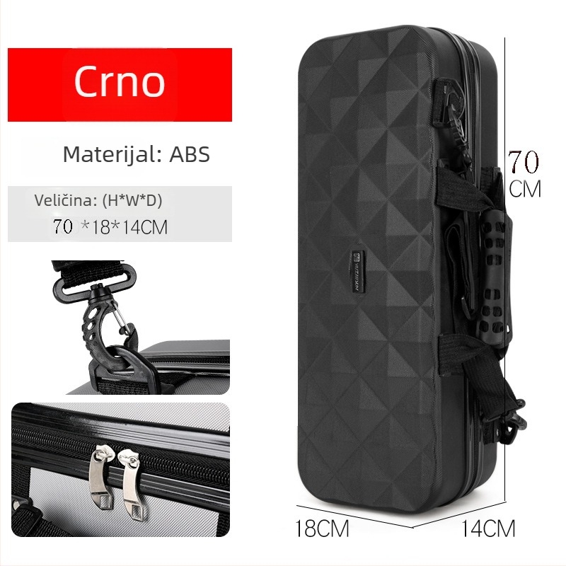 ABS tvrda vodootporna torba za štapove za morski ribolov, izrađena od ABS, za štapove, role i linije