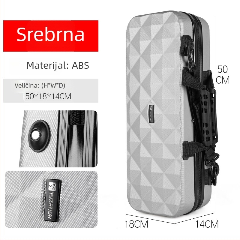 ABS tvrda vodootporna torba za štapove za morski ribolov, izrađena od ABS, za štapove, role i linije