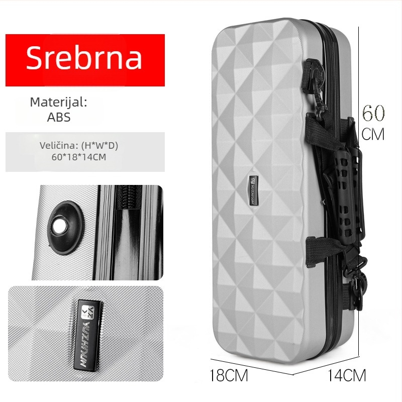 ABS tvrda vodootporna torba za štapove za morski ribolov, izrađena od ABS, za štapove, role i linije