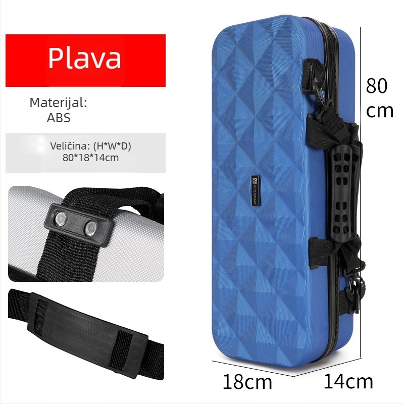 ABS tvrda vodootporna torba za štapove za morski ribolov, izrađena od ABS, za štapove, role i linije