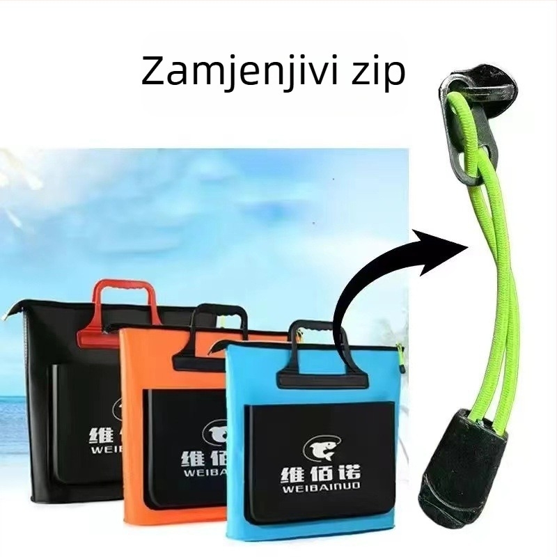 Torba za ribolovne potrepštine, prijenosna i višefunkcionalna, PVC materijal, ne vodootporna