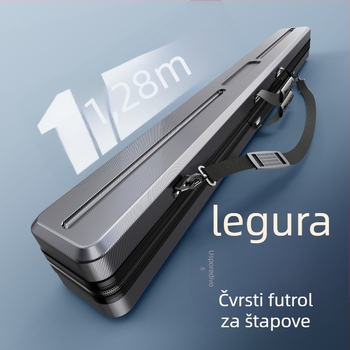Torba za ribarske štapove s čvrstim kućištem, lagana EVA konstrukcija, vodootporna, višefunkcionalna
