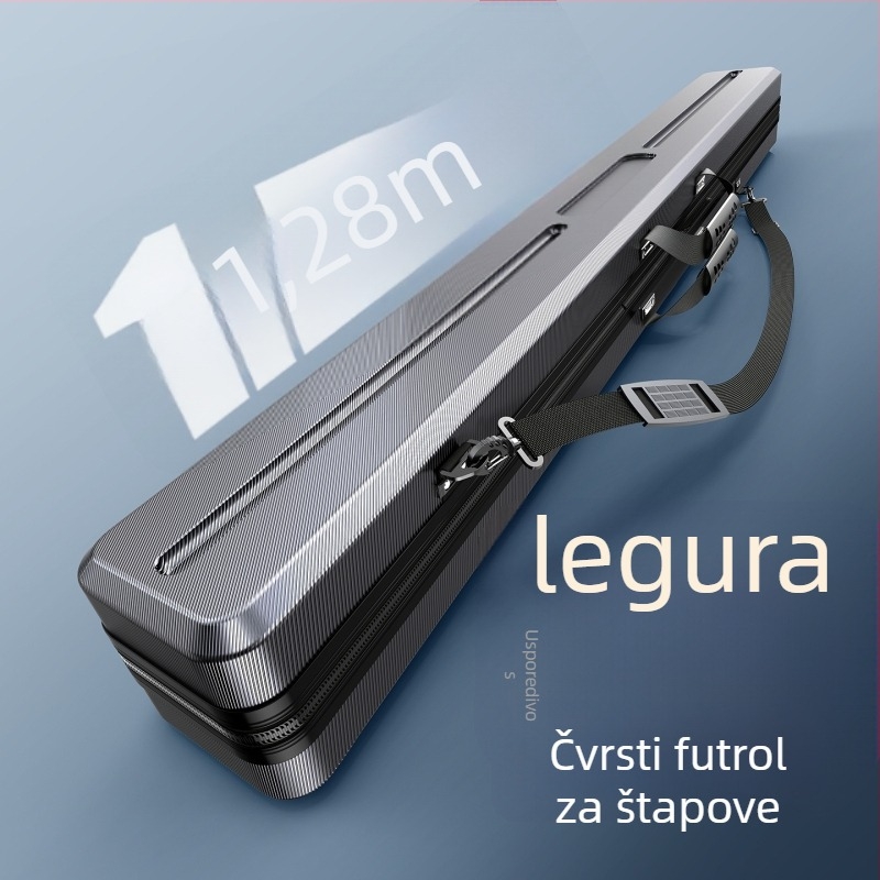 Torba za ribarske štapove s čvrstim kućištem, lagana EVA konstrukcija, vodootporna, višefunkcionalna