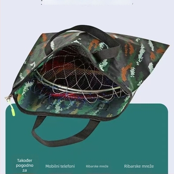 Izdržljiva torba za ribe, višenamjenska torba za ribolov, prijenosna sklopiva torba, vodootporna torba za ribolovno opremu za divlji ribolov