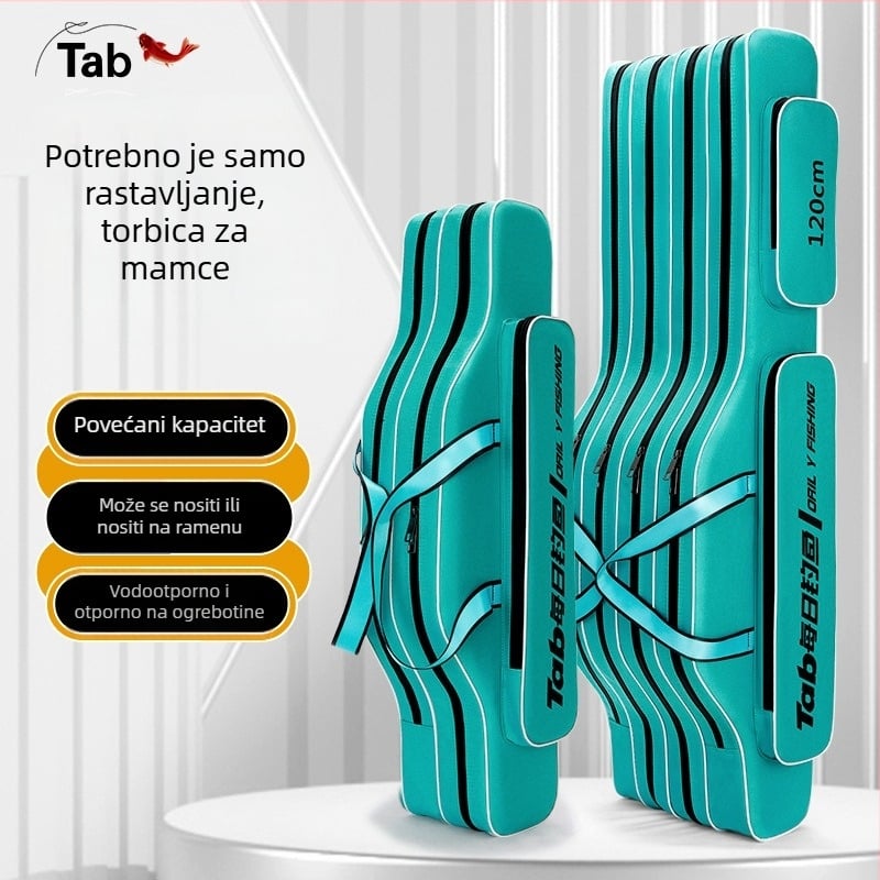 TAB Torba za morski ribolov - Najlon torba, vodootporna, za štap, najlon i navijak