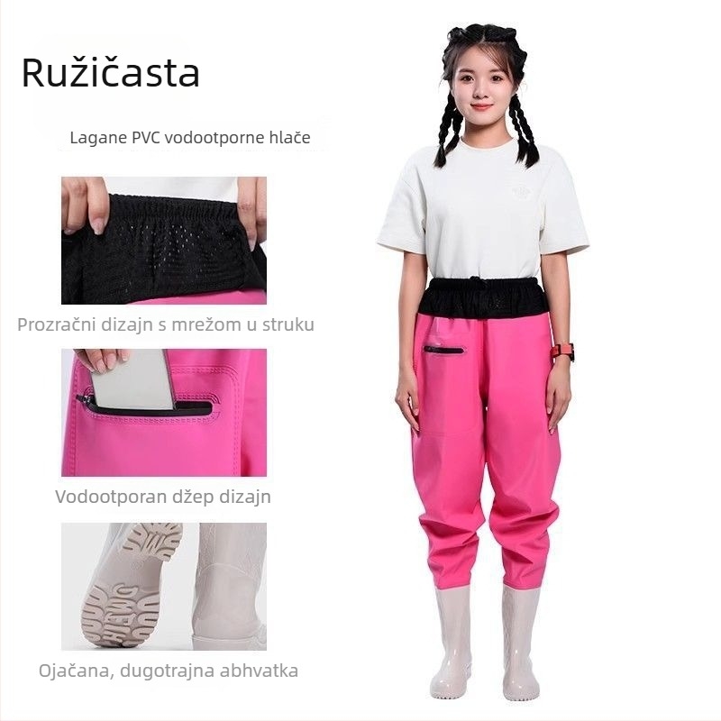 Ribarska odjeća – brzo sušeće hlače za plivanje, cjeloviti kišni hlače i vodene tenisice za proljeće