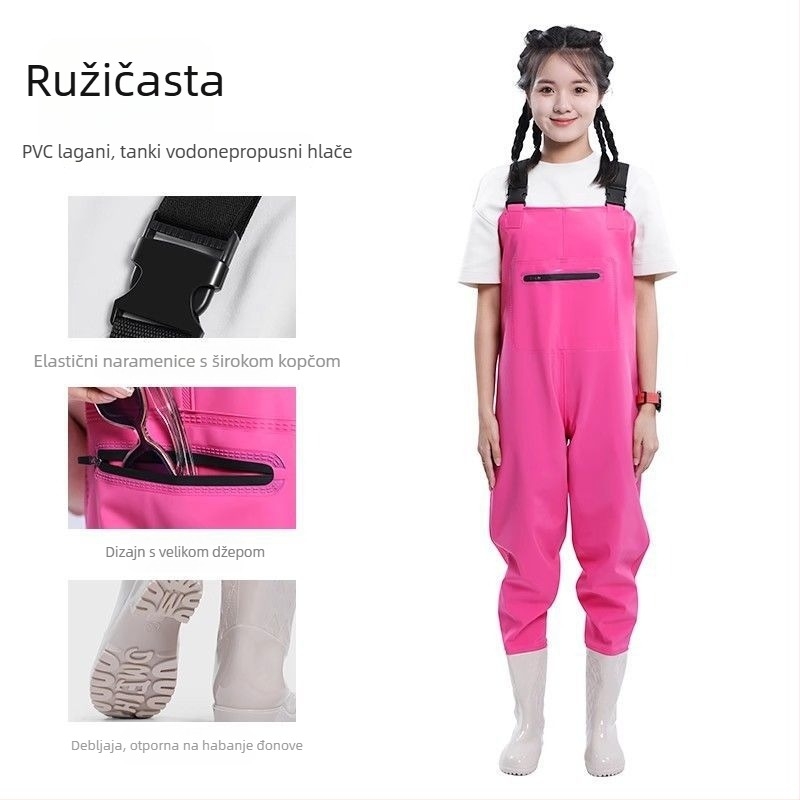 Ribarska odjeća – brzo sušeće hlače za plivanje, cjeloviti kišni hlače i vodene tenisice za proljeće