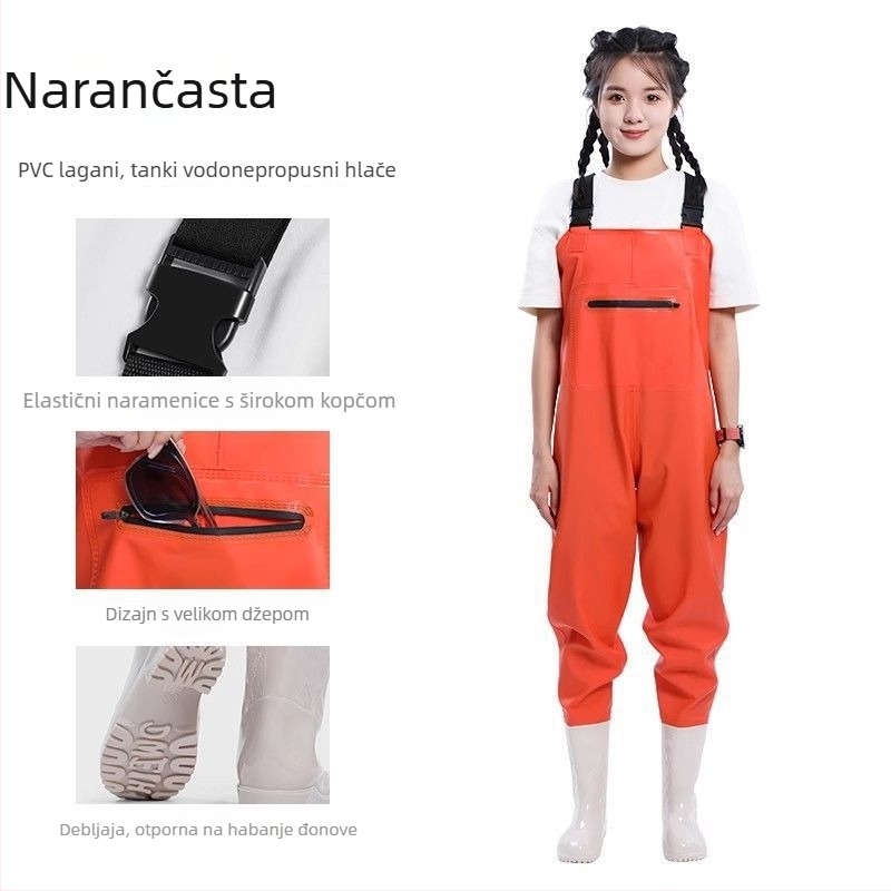 Ribarska odjeća – brzo sušeće hlače za plivanje, cjeloviti kišni hlače i vodene tenisice za proljeće