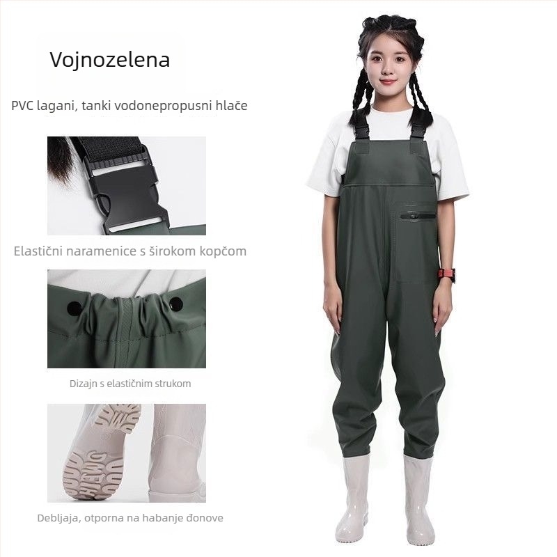 Ribarska odjeća – brzo sušeće hlače za plivanje, cjeloviti kišni hlače i vodene tenisice za proljeće