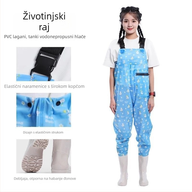 Ribarska odjeća – brzo sušeće hlače za plivanje, cjeloviti kišni hlače i vodene tenisice za proljeće