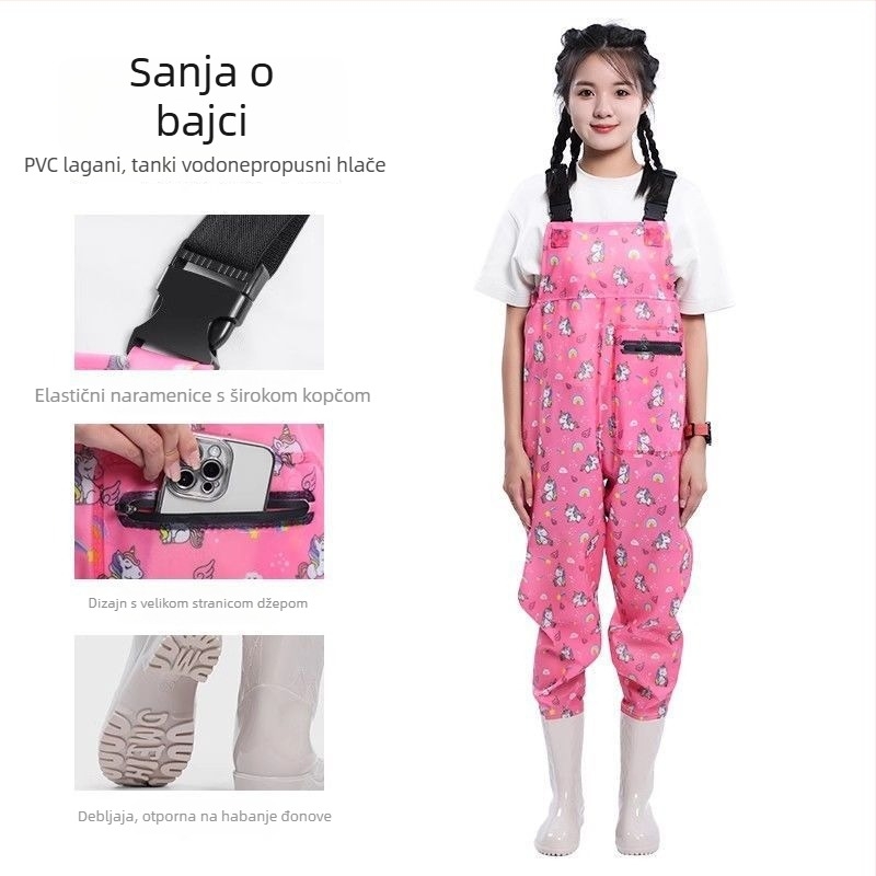 Ribarska odjeća – brzo sušeće hlače za plivanje, cjeloviti kišni hlače i vodene tenisice za proljeće