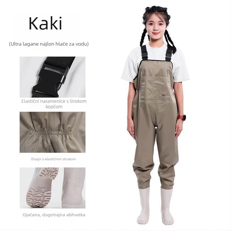 Ribarska odjeća – brzo sušeće hlače za plivanje, cjeloviti kišni hlače i vodene tenisice za proljeće