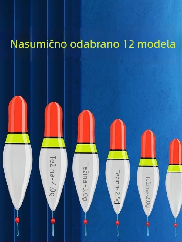 Crappie Rain plovak za ribolov u struji | nano materijal