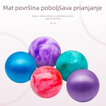 PVC joga lopta s otpornošću na eksploziju, mat površina, napuhiva, prilagodljiva