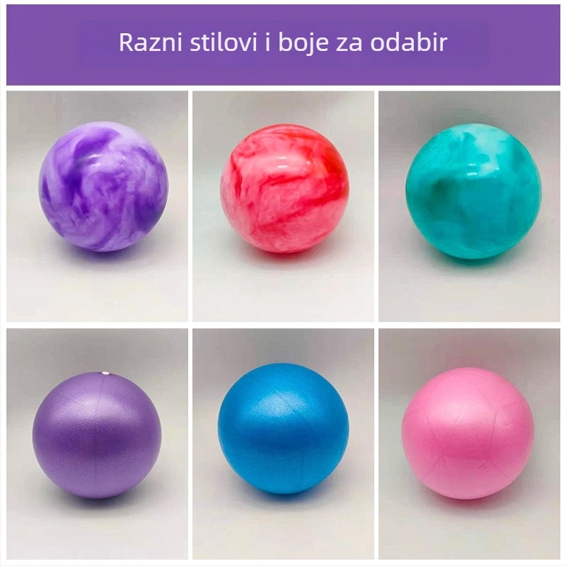 PVC joga lopta s otpornošću na eksploziju, mat površina, napuhiva, prilagodljiva