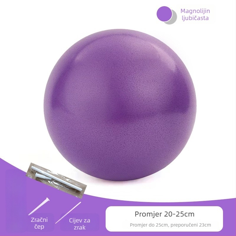 PVC joga lopta s otpornošću na eksploziju, mat površina, napuhiva, prilagodljiva