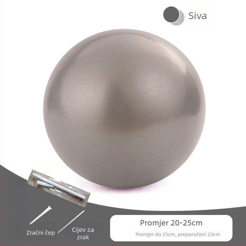 PVC joga lopta s otpornošću na eksploziju, mat površina, napuhiva, prilagodljiva