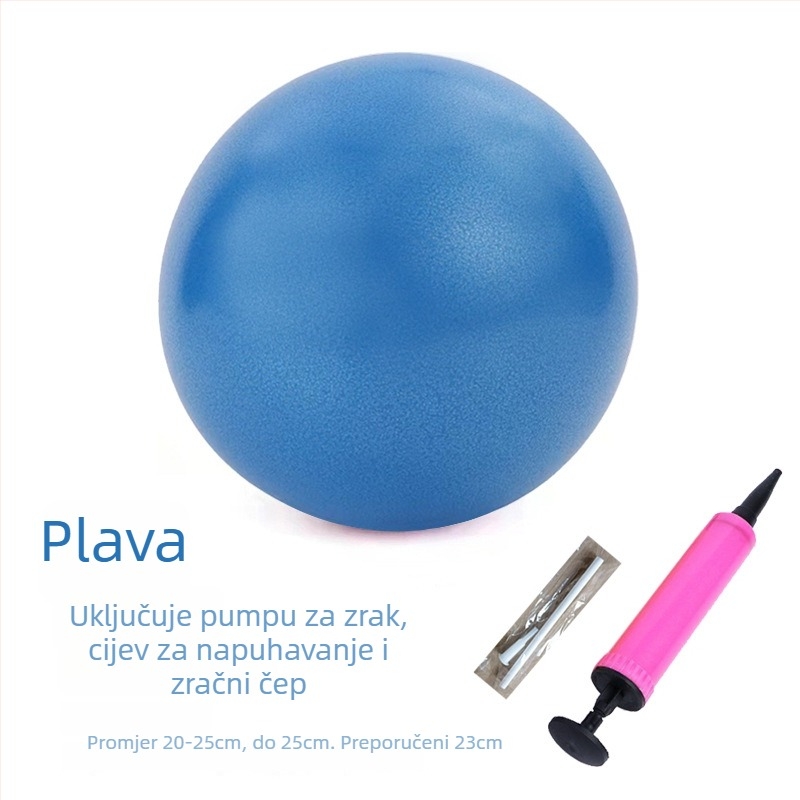 PVC joga lopta s otpornošću na eksploziju, mat površina, napuhiva, prilagodljiva
