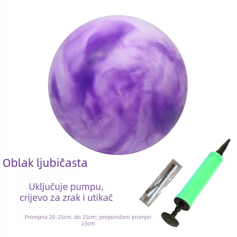 PVC joga lopta s otpornošću na eksploziju, mat površina, napuhiva, prilagodljiva