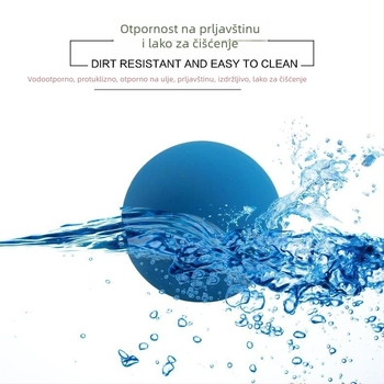 Mišićna masažna lopta — silikon, ne napuhuje, težina 146 g, fascia lopta za opuštanje akupunkturnih točaka i meridijana, prilagođeno procesiranje