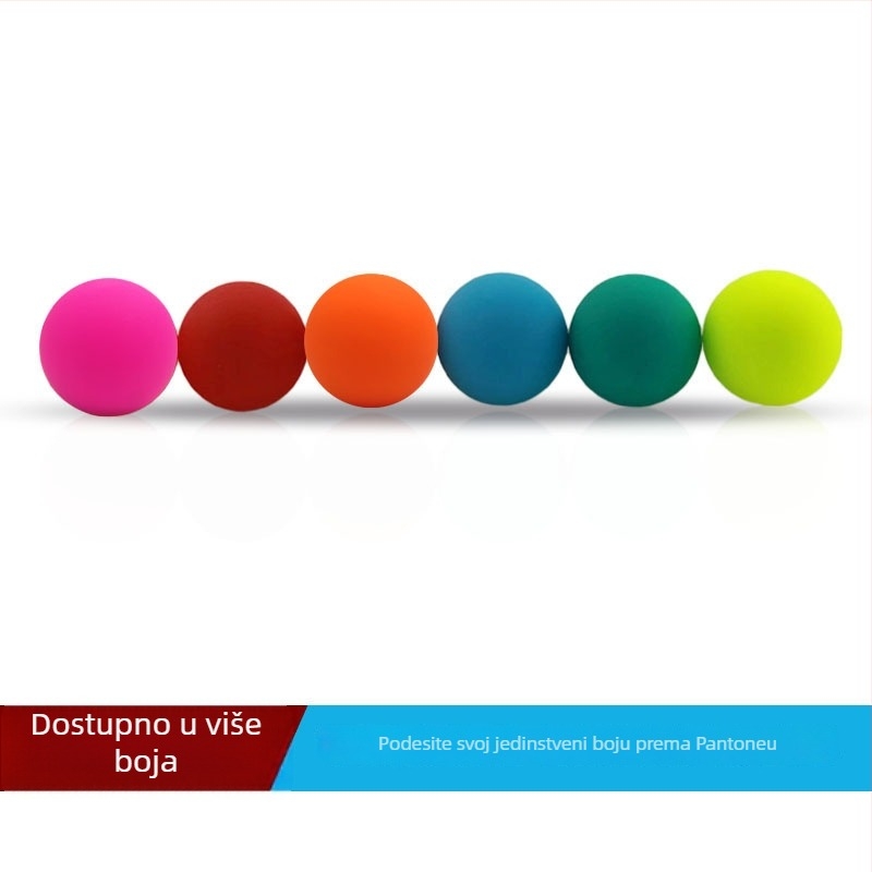 Mišićna masažna lopta — silikon, ne napuhuje, težina 146 g, fascia lopta za opuštanje akupunkturnih točaka i meridijana, prilagođeno procesiranje