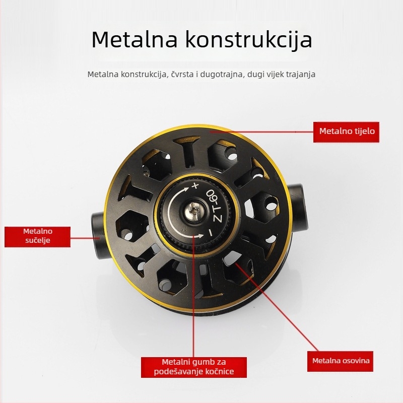 Morica potpuno metalni ribolovni navijač – modificiran, pakiranje 50 kom.