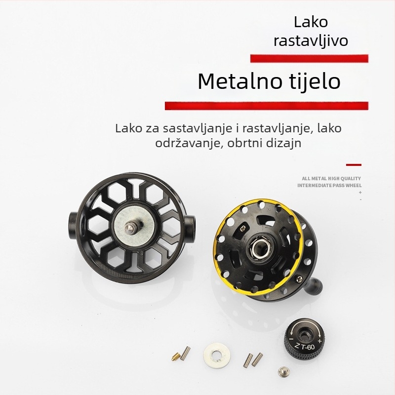 Morica potpuno metalni ribolovni navijač – modificiran, pakiranje 50 kom.