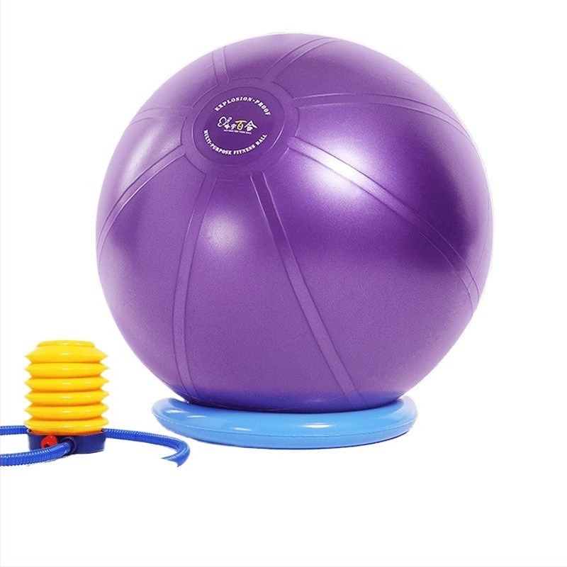 Joga lopta, silikon, ne napuhuje se, za jogu i fitness