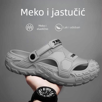 Muške EVA sandale, prozračne, otporne na miris, protuklizne, EVA gornji dio i potplat, slip-on, za vodene aktivnosti