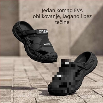Muške EVA sandale, prozračne, otporne na miris, protuklizne, EVA gornji dio i potplat, slip-on, za vodene aktivnosti