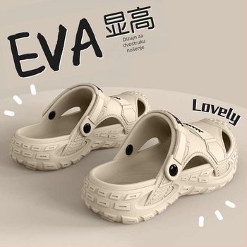 Muške EVA sandale, prozračne, otporne na miris, protuklizne, EVA gornji dio i potplat, slip-on, za vodene aktivnosti