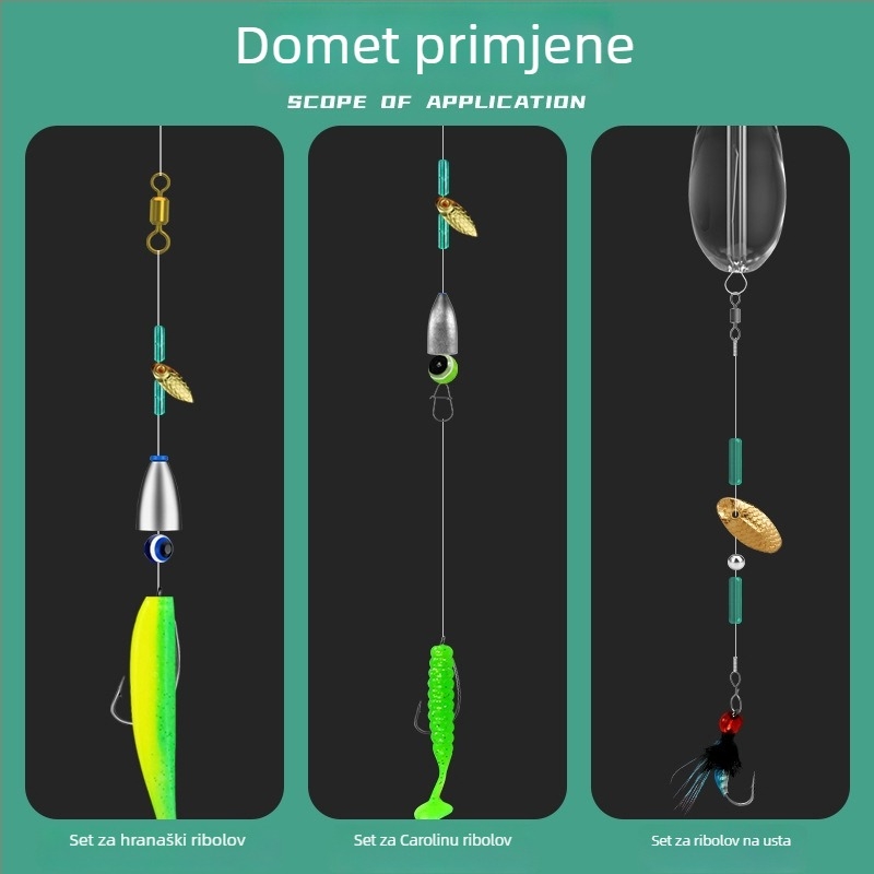 Zaključavajuća perla za Space Bean varalicu – premium gumeni silikon, klizni mehanizam zaključavanja, novi model