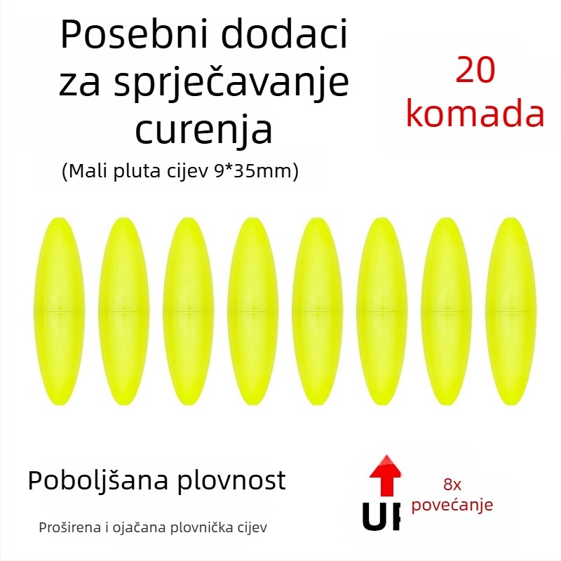 Plutajući plovak od vlaknastog stakla za europsku šaransku ribolov – protiv propuštanja, protiv driftanja po dnu, plutajuće perle