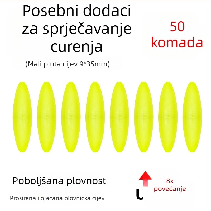 Plutajući plovak od vlaknastog stakla za europsku šaransku ribolov – protiv propuštanja, protiv driftanja po dnu, plutajuće perle
