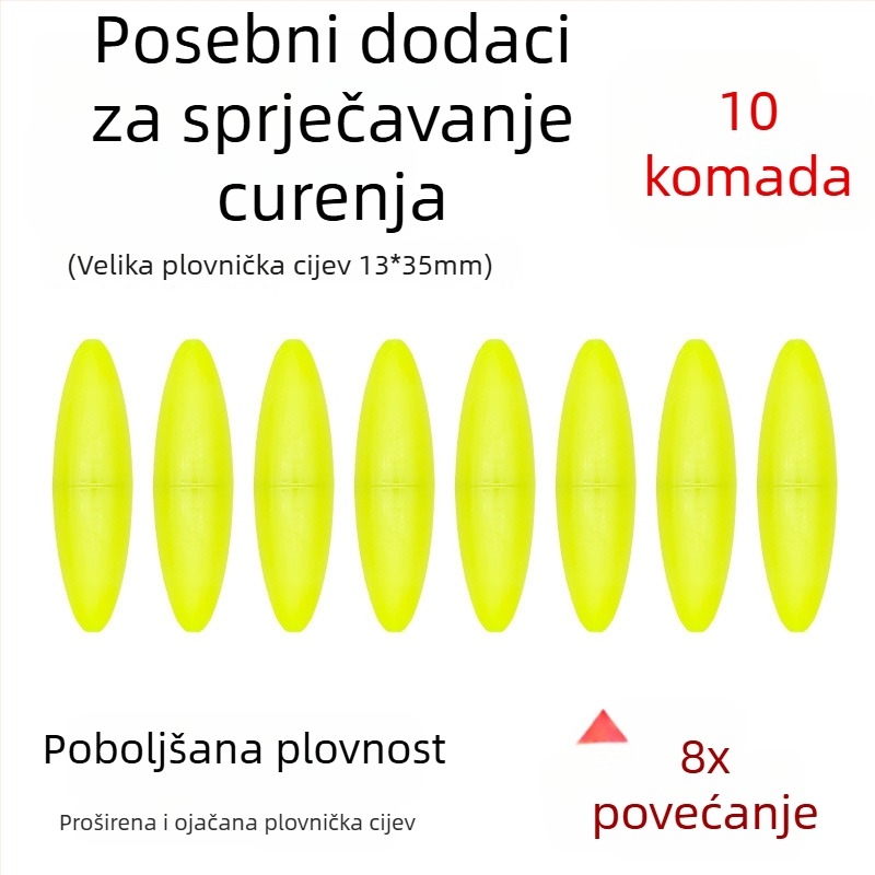 Plutajući plovak od vlaknastog stakla za europsku šaransku ribolov – protiv propuštanja, protiv driftanja po dnu, plutajuće perle