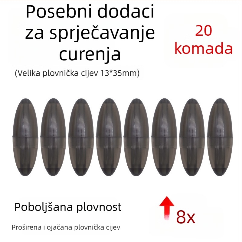 Plutajući plovak od vlaknastog stakla za europsku šaransku ribolov – protiv propuštanja, protiv driftanja po dnu, plutajuće perle