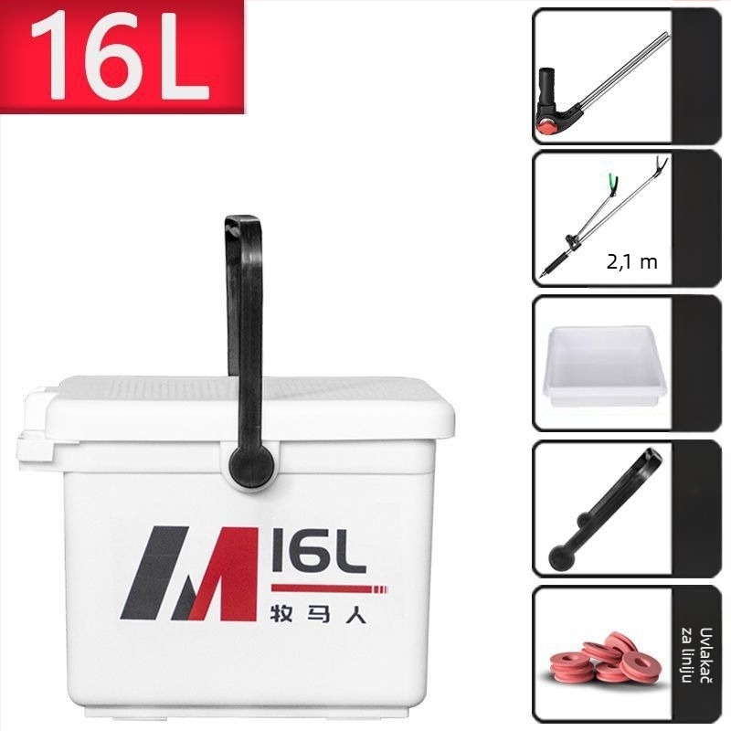 Kutija za ribolov Wrangler - 12–20 L, plastika