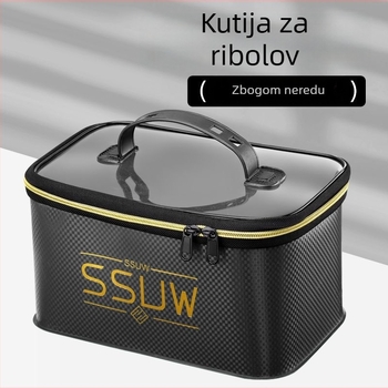 SSUW EVA kutija za ribolov i kutija za pohranu dodataka, prijenosni organizator za male alate i rezervnu liniju