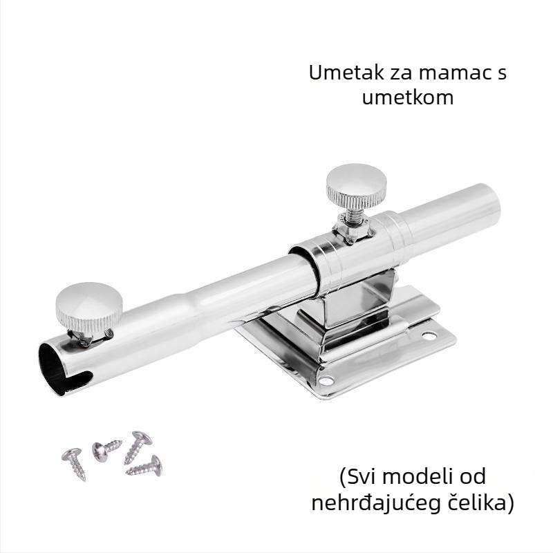 Pribor za kutiju za pecanje – trodjelni set od debele nehrđajućeg čelika insert-type, uključuje turret stand, stand za posudicu mamaca, stojak za zaštitu riba i stalak za kišobran. Brend: Other; Materijal: Other