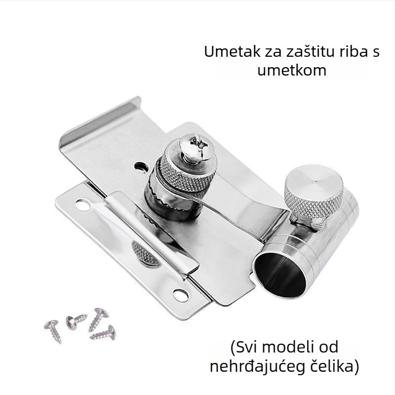 Pribor za kutiju za pecanje – trodjelni set od debele nehrđajućeg čelika insert-type, uključuje turret stand, stand za posudicu mamaca, stojak za zaštitu riba i stalak za kišobran. Brend: Other; Materijal: Other