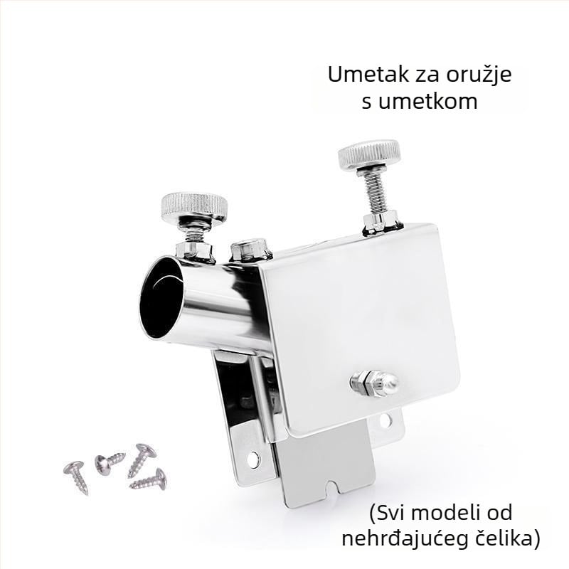Pribor za kutiju za pecanje – trodjelni set od debele nehrđajućeg čelika insert-type, uključuje turret stand, stand za posudicu mamaca, stojak za zaštitu riba i stalak za kišobran. Brend: Other; Materijal: Other