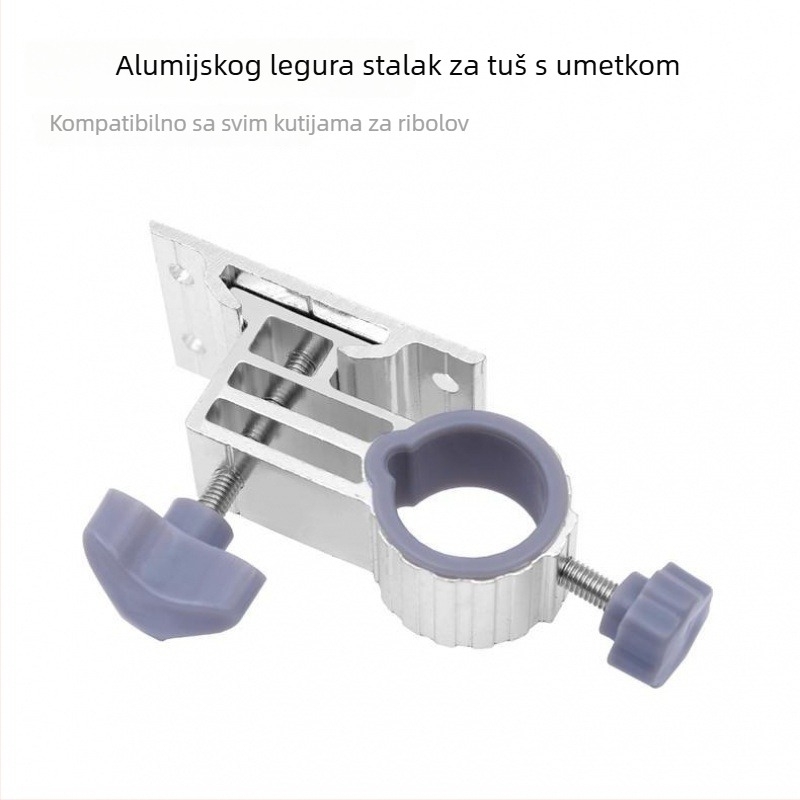 Pribor za kutiju za pecanje – trodjelni set od debele nehrđajućeg čelika insert-type, uključuje turret stand, stand za posudicu mamaca, stojak za zaštitu riba i stalak za kišobran. Brend: Other; Materijal: Other