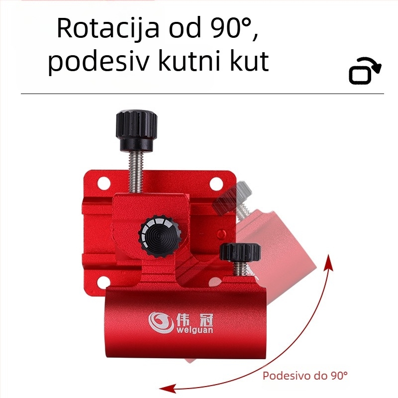 Wei Guan aluminijski set dodatne opreme kutije za ribolov s universalnim lijevim postoljem, trodijelni komplet s okvirom za zaštitu ribe i okvirom za posudu za mamce