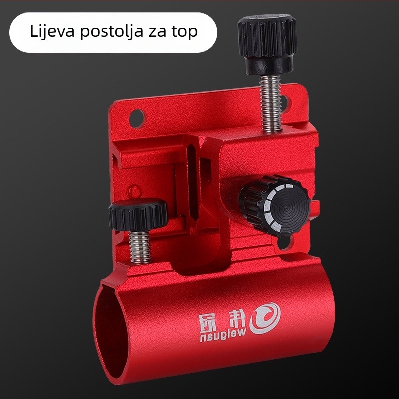 Wei Guan aluminijski set dodatne opreme kutije za ribolov s universalnim lijevim postoljem, trodijelni komplet s okvirom za zaštitu ribe i okvirom za posudu za mamce