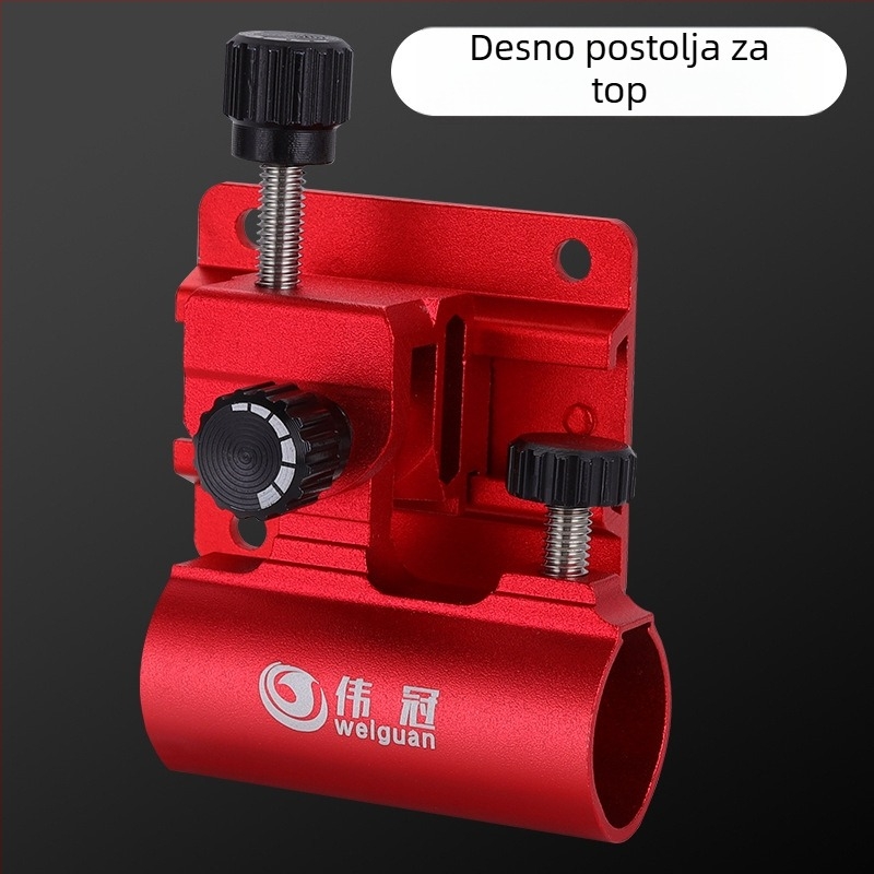 Wei Guan aluminijski set dodatne opreme kutije za ribolov s universalnim lijevim postoljem, trodijelni komplet s okvirom za zaštitu ribe i okvirom za posudu za mamce