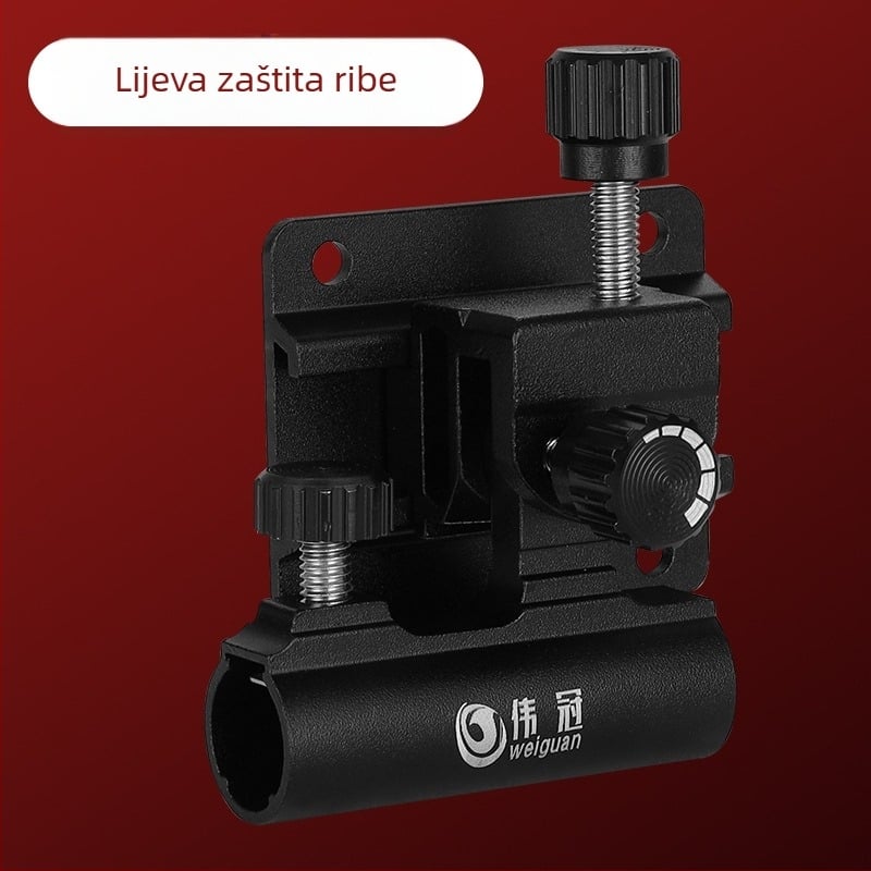 Wei Guan aluminijski set dodatne opreme kutije za ribolov s universalnim lijevim postoljem, trodijelni komplet s okvirom za zaštitu ribe i okvirom za posudu za mamce