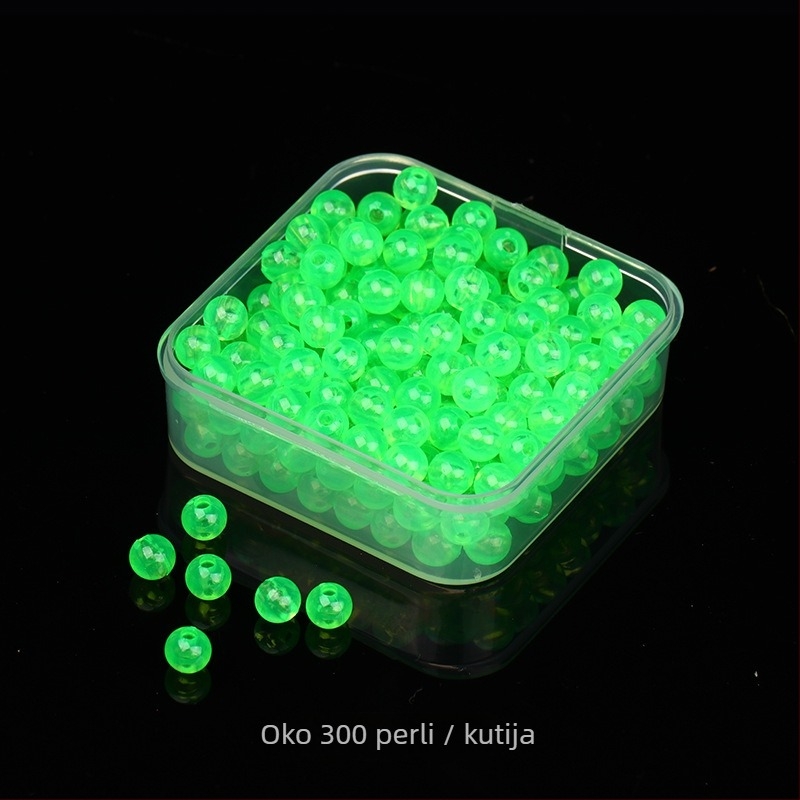 Svjetlucave perle za ribolov, set od PVC plastike, Fly smoothly