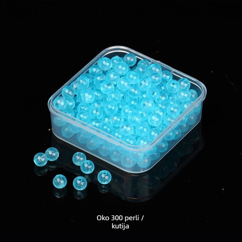 Svjetlucave perle za ribolov, set od PVC plastike, Fly smoothly