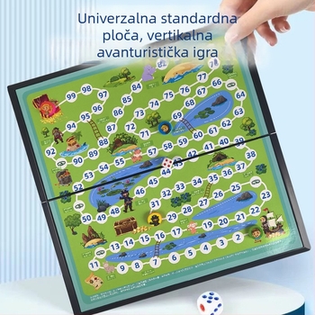 Magnetska avanturistička društvena igra za djecu – edukativna puzzle igra, Le zai, plastika